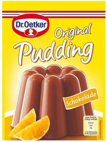 Dr. Oetker Original Pudding Mix, Chocolate - 3 pcs.