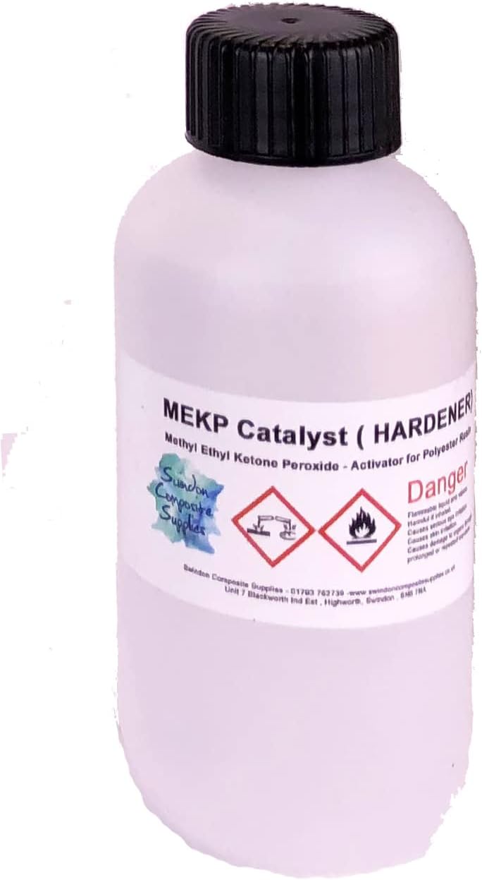 Swindon Composite Supplies : MEKP Hardener activator for Polyester Resin gelcoat and Topcoat Products (500ml)
