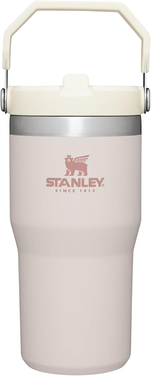 STANLEY Classic IceFlow Stainless Steel Tumbler with Straw, Vacuum Insulated Water Bottle for Home, Office or Car, Reusable Cup with Straw Leakproof