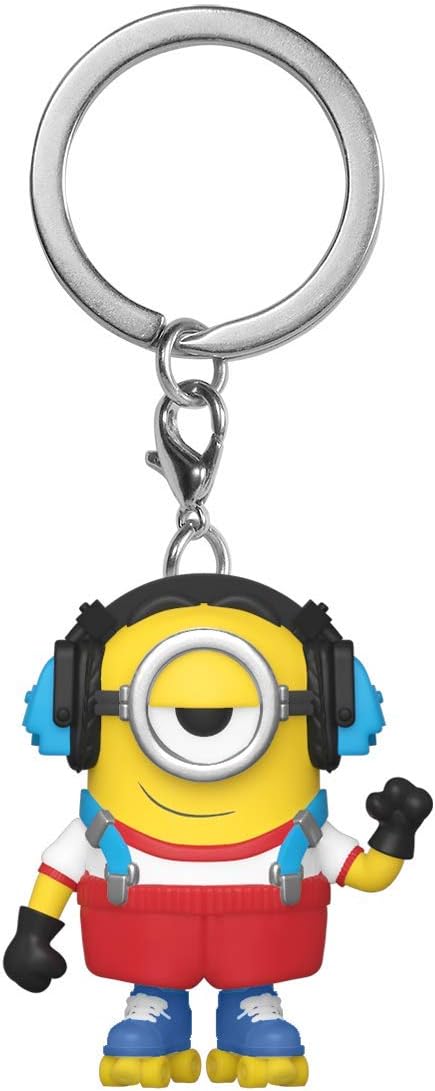 Funko Pop! Keychain: Minions: The Rise of Gru - Roller Skating Stuart, Multicolor