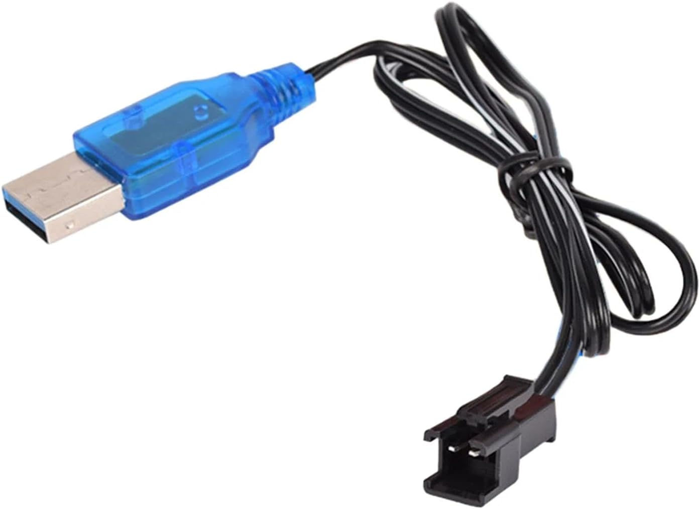 Black 3.7V Charger Lipo Battery Cable for USB Drone Electric Rc Toys Airplane Model Music Machine Charger,Remote and App Controlled Vehicle Parts，Battery Chargers