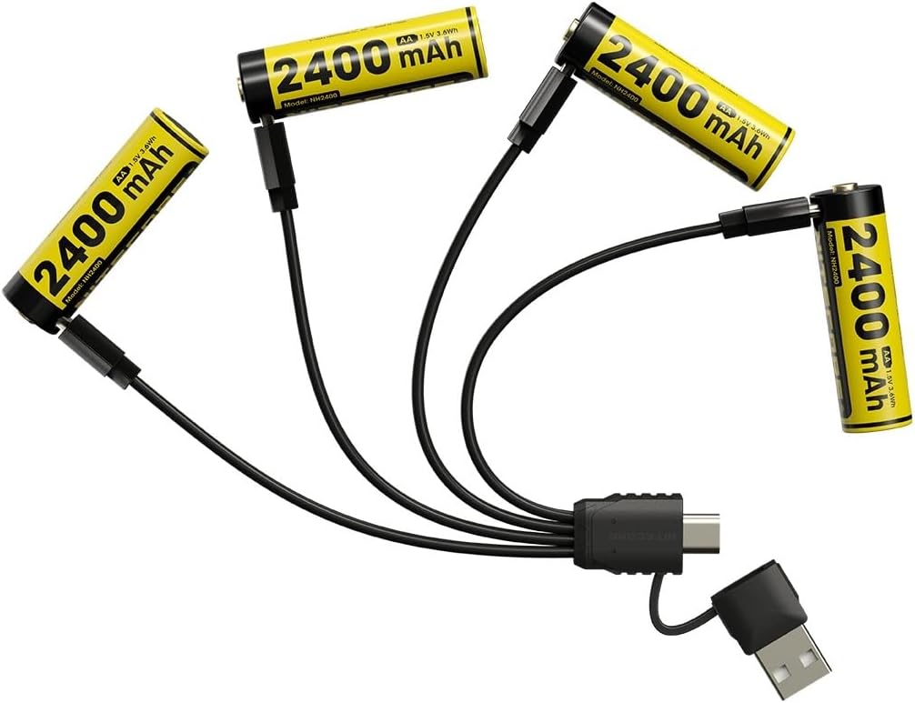 Nitecore MT22C -1000 Lumen Multitask Flashlight -CREE XP-L HD V6 LED w/2x Free Eco-Sensa CR123A Batteries