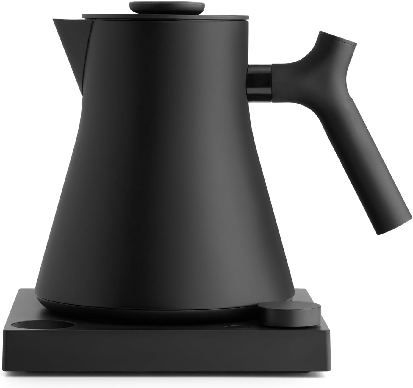 Fellow Corvo EKG Pro Electric Tea Kettle - Quick Heating, Precise Temperature Control, Scheduling, Built-in Brew Timer - Matte Black - 0.9 Liter, UK