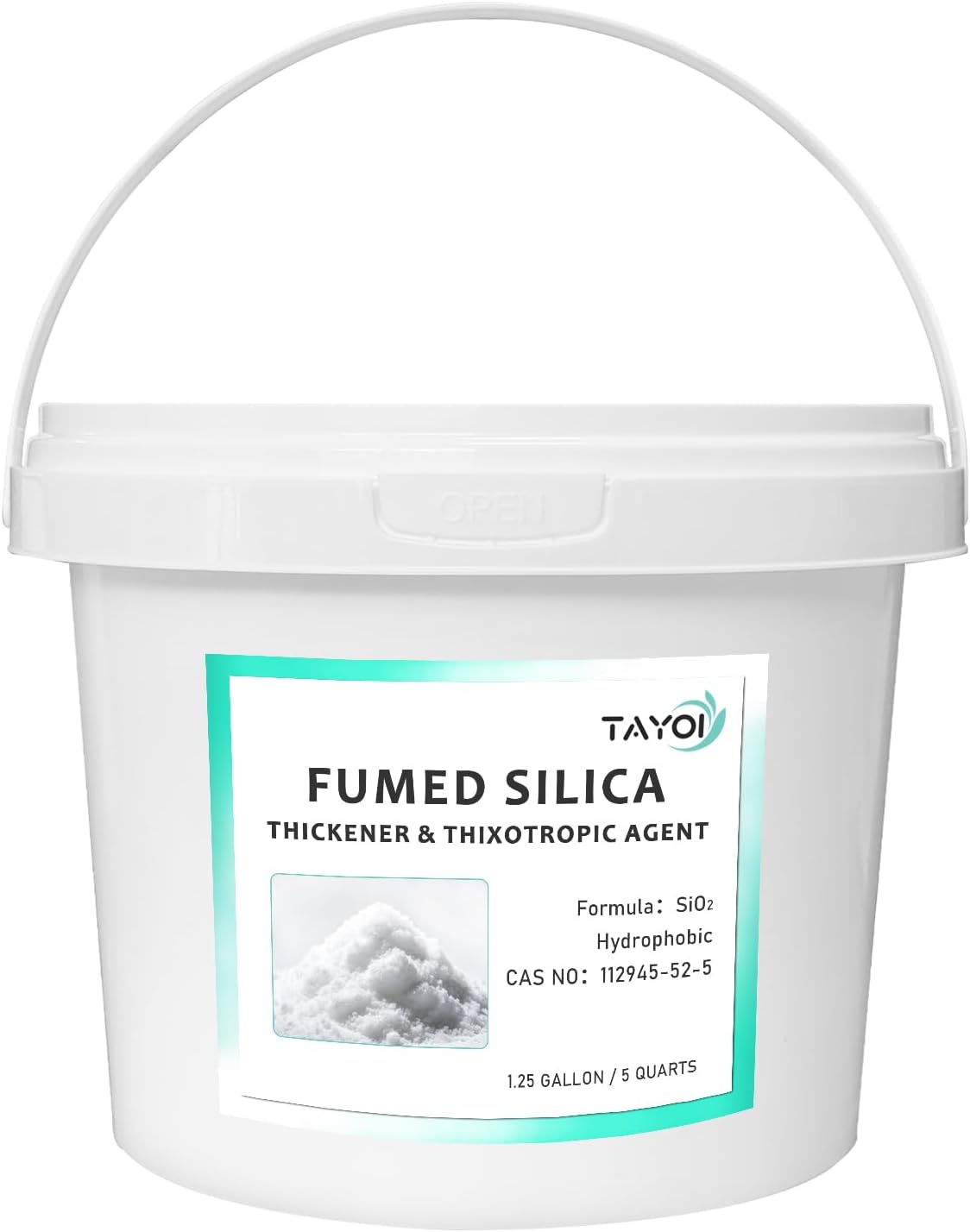 5 Quarts Fumed Silica Powder，Hydrophobic Silica Powder