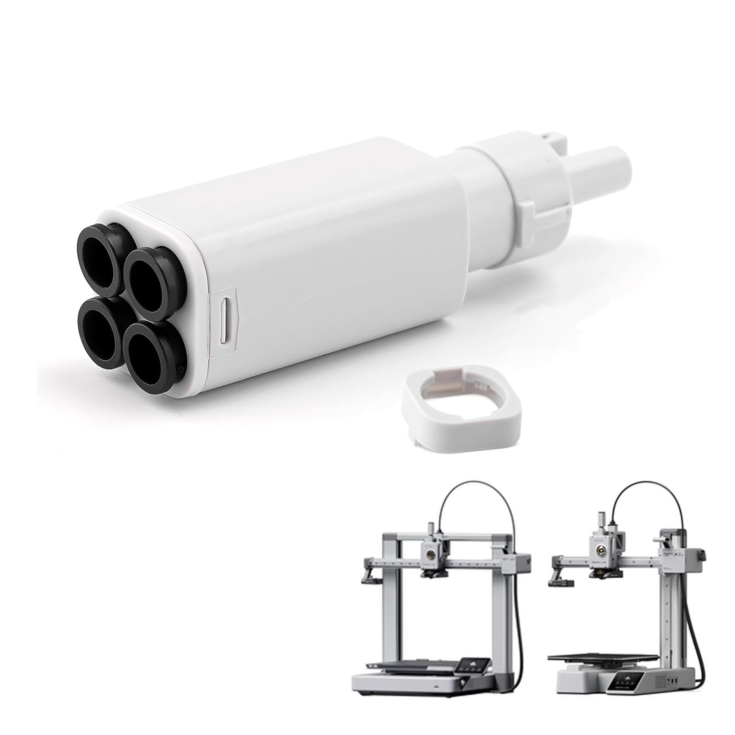 4-in-1 PTFE Adapter Replacement for Bambu Lab A1/A1mini 3D Printer Accessories,Excellent AMS Tubing Connectors