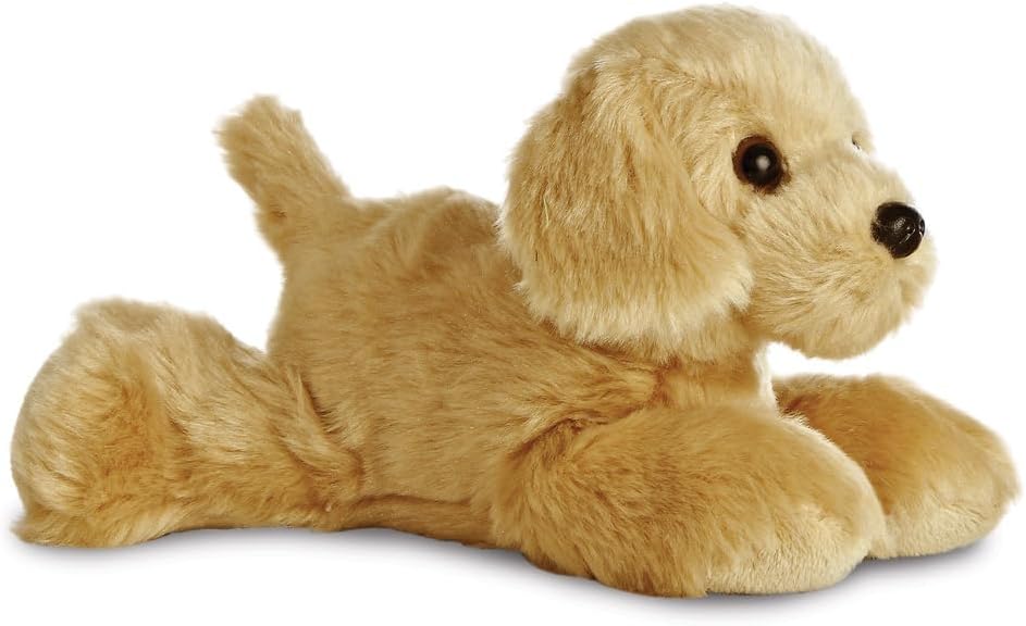 Aurora World 31294 Mini Flopsie Golden Retriever Plush Toy , Brown