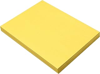 Prang (Formerly SunWorks) Construction Paper, Yellow, 9" x 12", 100 Sheets