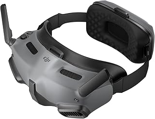 DJI Goggles Integra - Lightweight and Portable FPV Goggles, Integrated Design, Micro-OLED Screens, DJI O3+ Video Transmission, HD Low-Latency, Compatible with DJI Avata and More, Gray