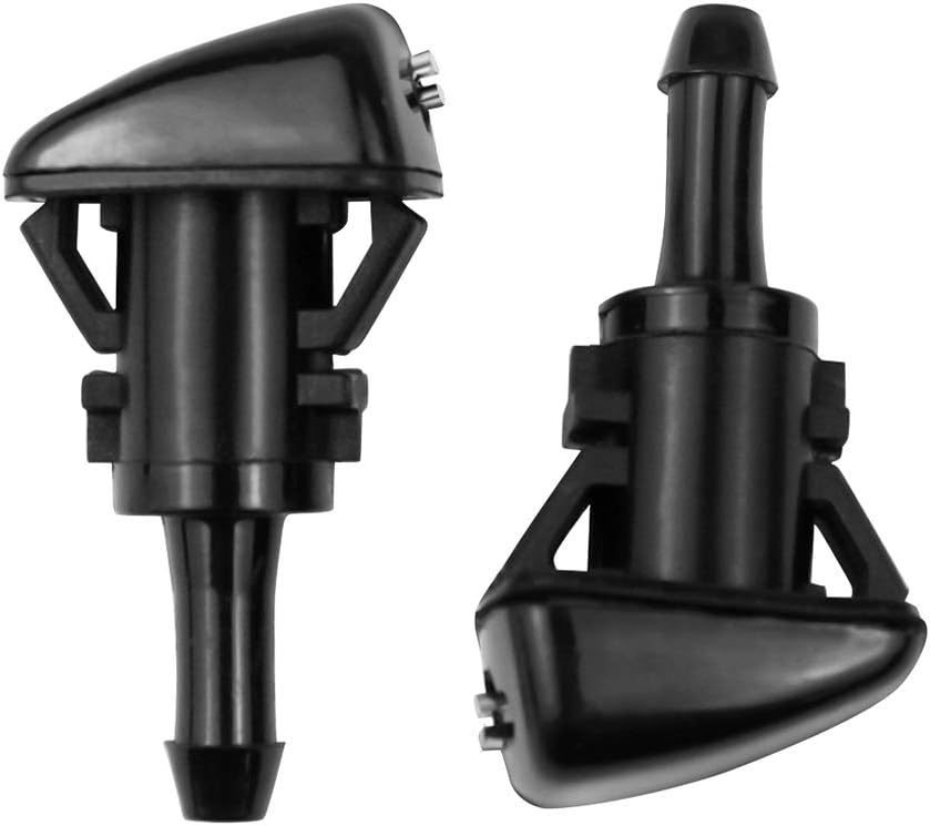 Direct Replacemnt Adjustable Windshield Washer Nozzle Mist Spray Type for 2002-2004 Oldsmobile Bravada, 2002-2009 GMC Envoy, 2002-2009 Chevrolet Trailblazer, Replace OE for 15878745