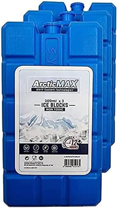 Ice Blocks 200ml x 3 – Coolant that Simply Stays Frozen for Longer – 12+ Hrs Chilled - BEVERAGES done RIGHT