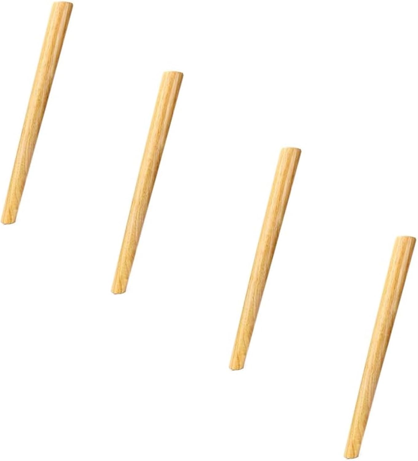 Furniture Leg,Cabinet Legs Furniture Sofa Legs Tapered Cabinet Support Legs Replacement Feet Round Bun Feet Nordic Style Pack of 4(Oblique,20cm)