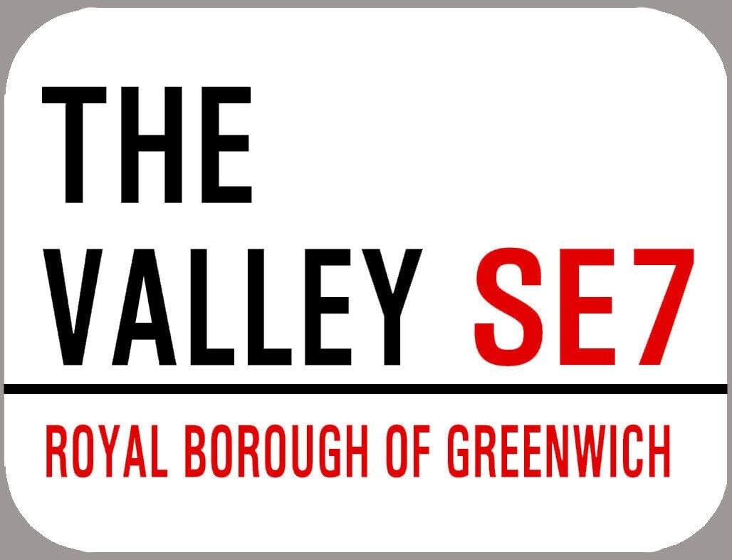 Charlton Metal Street Sign The Valley Metal Plate Plaque Aluminum Metal Sign 8X12 Inches