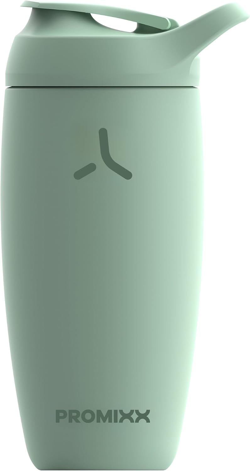 PROMIXX Pursuit Insulated Steel Shaker Bottle 18oz, Seagrass Green