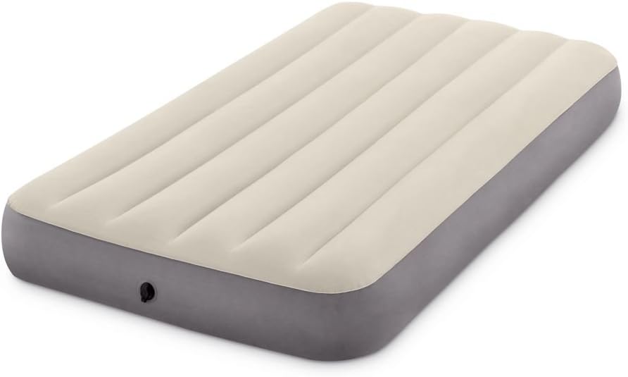 Intex Twin Dura-Beam Series Single High Airbed - Taupe/Grey, One Size