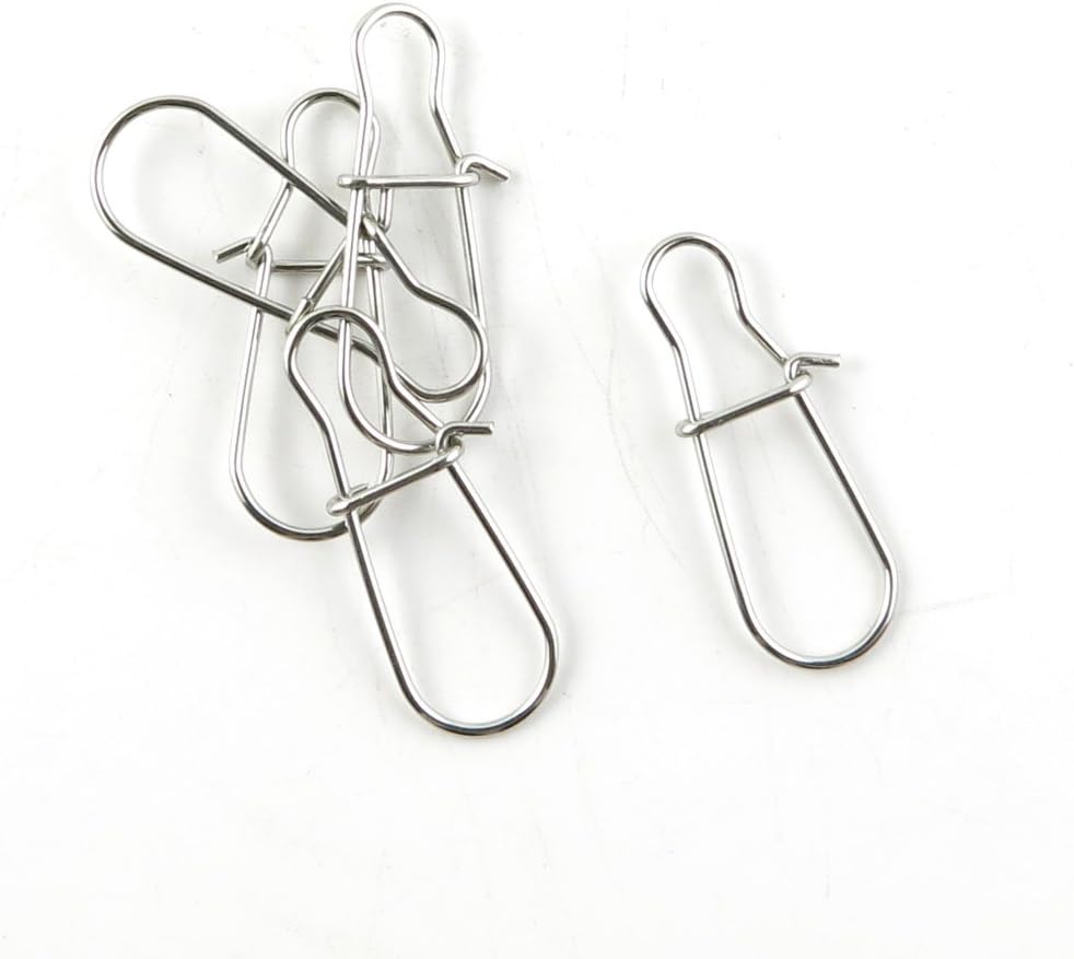 Tackle Fly Solid Clip Bulk Lots Wholesale Supplies L0712 Enhanced Snap Test 50Kg 38MM Cross Lock