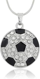 BANCHELLE Soccer Pendant Necklaces, Sports Fan Necklaces Pendants
