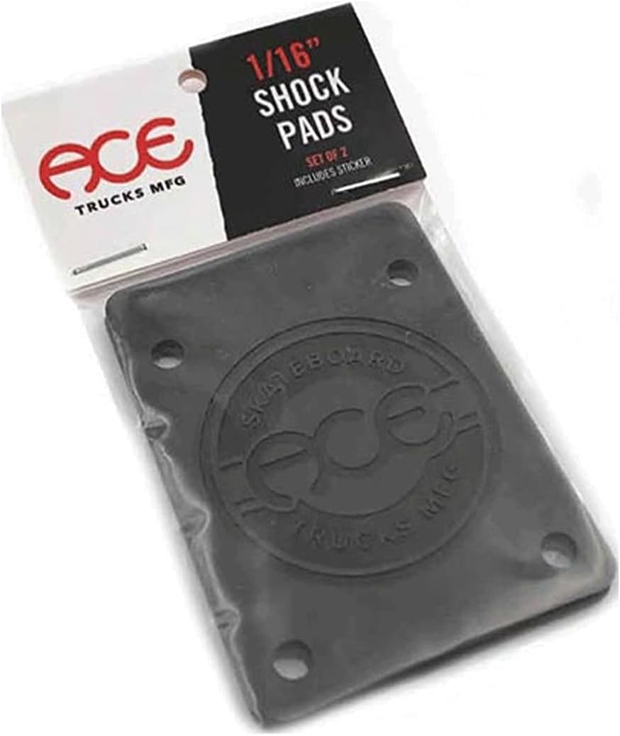Trucks MFG Skateboard Shock Pads 1/16in Black