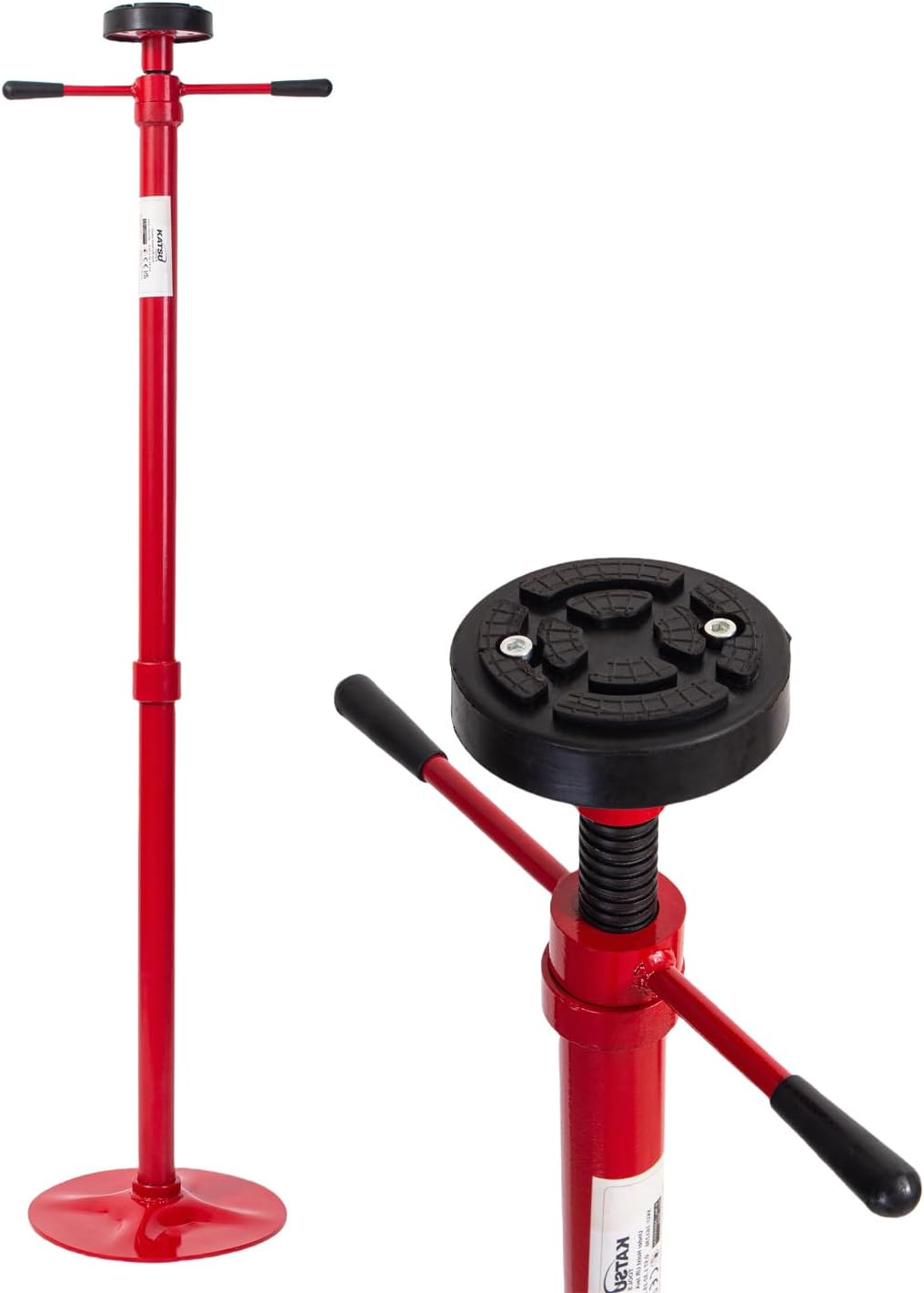 KATSU Under Hoist Stand 0.5 Ton 1000 lbs Under Vehicle Car Support Tool Automotive Exhaust Support Stabilizer Engine Lift Stands Up to 1900 mm 161236