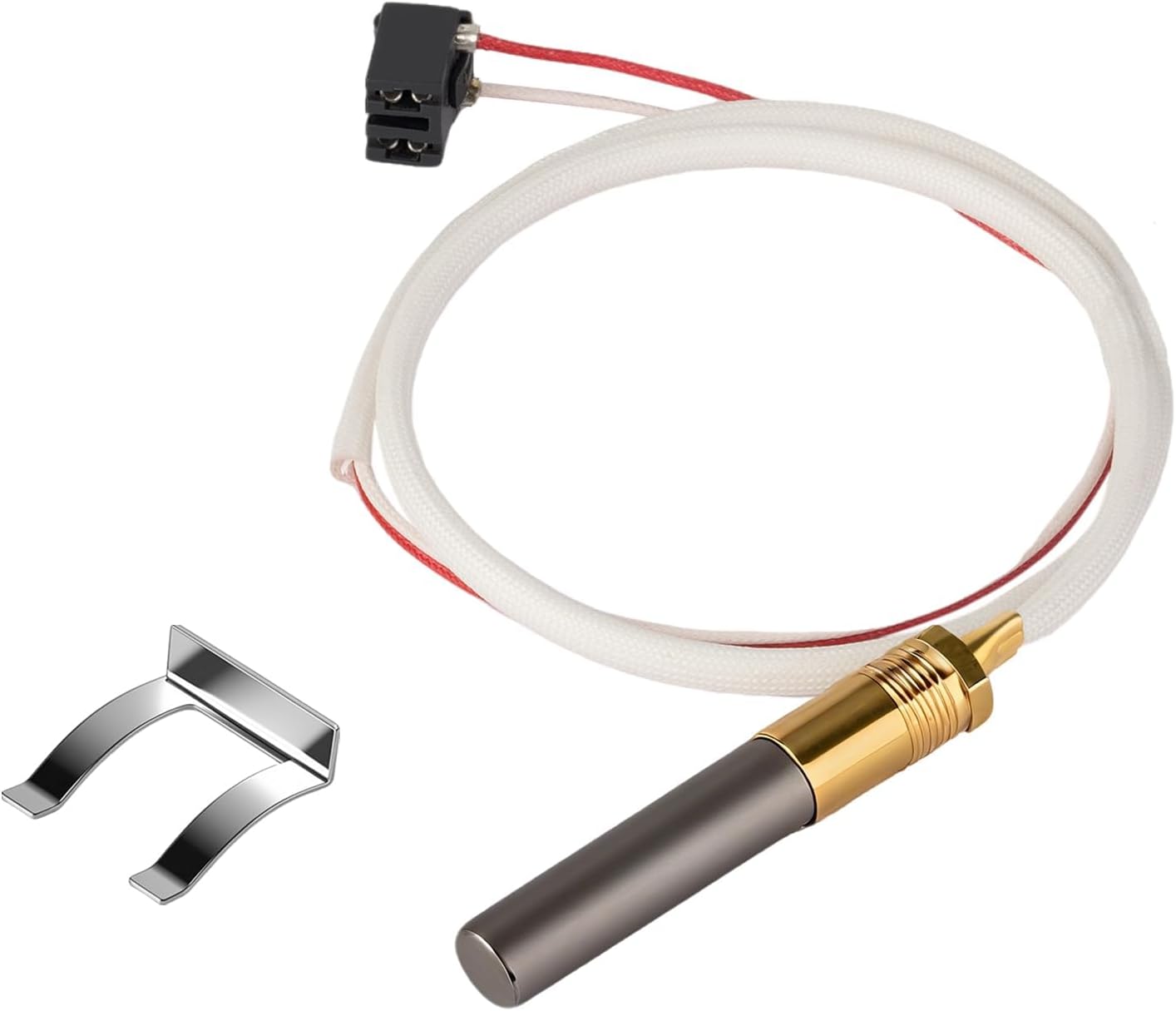 LP Thermopile Senor Component for Pilot Assembly Replacement Kit SP20824/SP21058/SP20800/SP20739/SP21096 Compatible with Rheem, Ruud, Richmond Equivalent Water Heaters