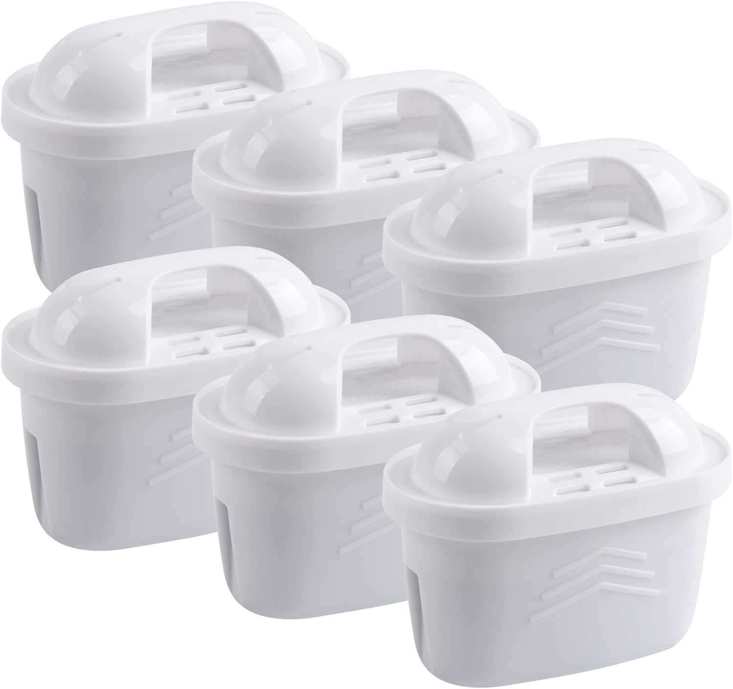 ICEPURE 1001122 Replacement for Brita Maxtra+/Maxtra/Mava Pitcher Water Filters，7 Stage Filteration System to Purify，Reduces Chlorine and Limescale, Pack of 6