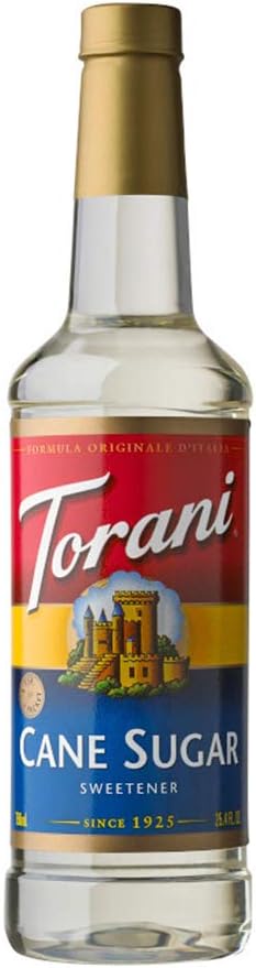 Torani Sweetener Syrup, Cane Sugar, 25.4 Ounce by Torani