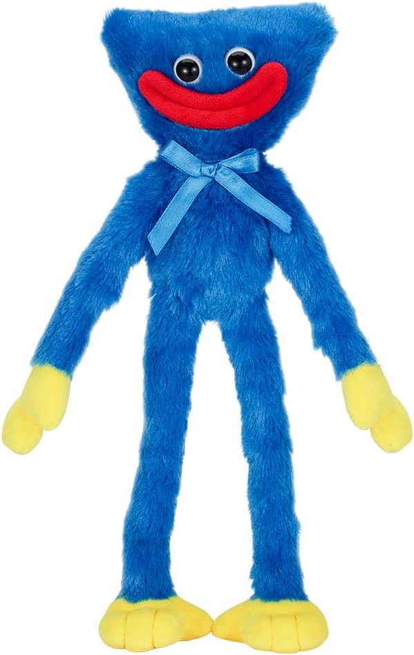 Poppy Playtime Smiling Huggy Wuggy Plush (14'' Tall, Series 1) [Officially Licensed], MP7701