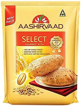 Aashirvaad Select Atta 10 Kg – Pure and Natural – Nutritious and Healthy – Pure Chakki Atta – Supports Immunity