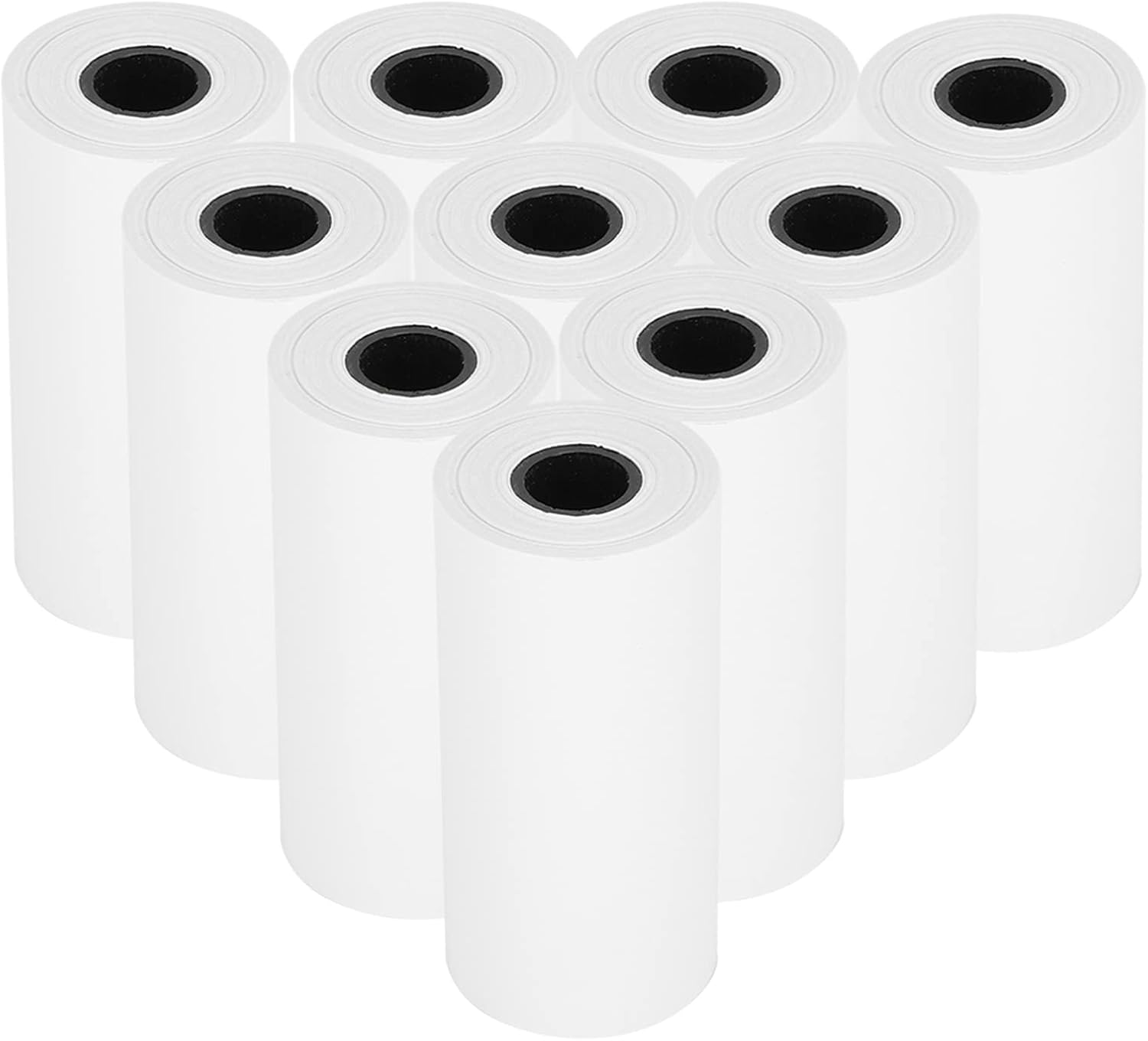 10 Rolls Thermal Paper Till Rolls, Kids Instant Camera Refill Print Paper, White Portable Thermal Printing Camera Photo Paper Rolls Best Choice for Kid's Instant Camera