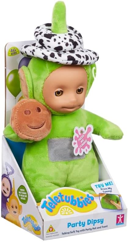 FAHAAM Party Teletubbies Talking Plush Toy - Dipsy (31.5 x 13.3 x 11cm)