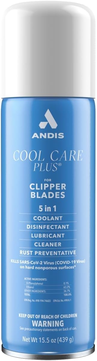 Andis Cool Care Plus For Blades, 15.5 Ounce (Pack of 6)