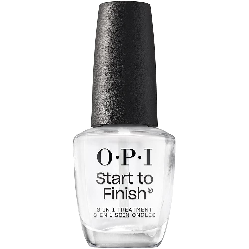 OPI Nail Lacquer Base Coat | Clear Nail Polish Base Coat |Chip Resistant, Protects Nails, Prevents Discoloration