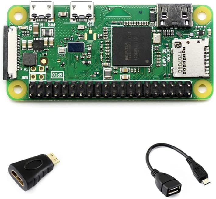 Waveshare-Raspberry Pi Zero WH built-in WiFi pre-soldered Headers Development Kit Type A Basic Components