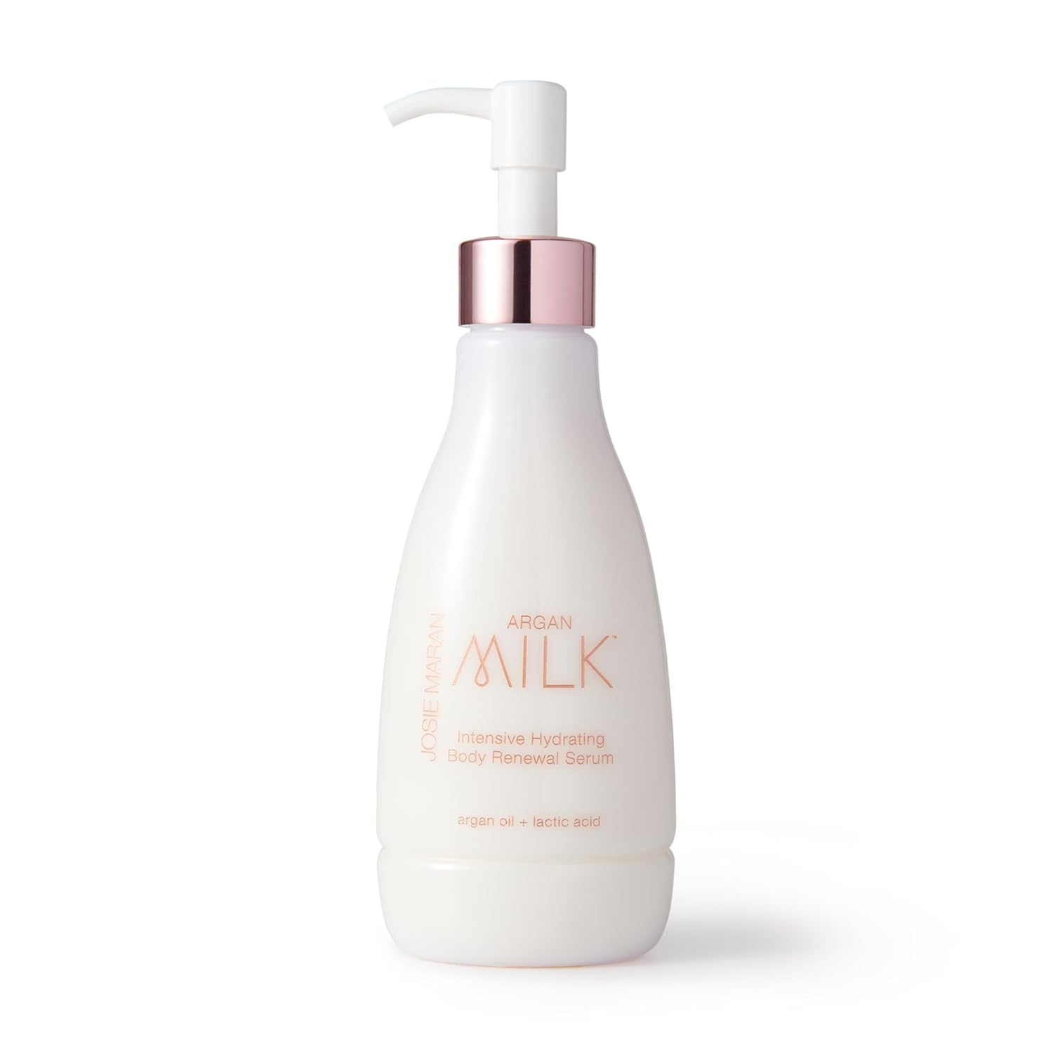 Josie Maran Ultra Hydrating Serum with Organic Argan Oil for Full Body Care - Refine Wrinkles and Crepiness - Argan Milk Intensive Hydrating Body Renewal Serum - Unscented (6.7 Oz)