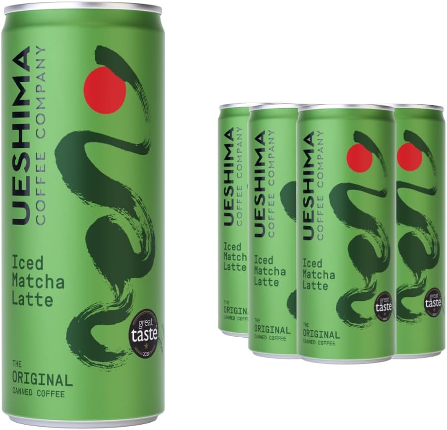 Ueshima Iced Matcha Latte 12 x 250ml