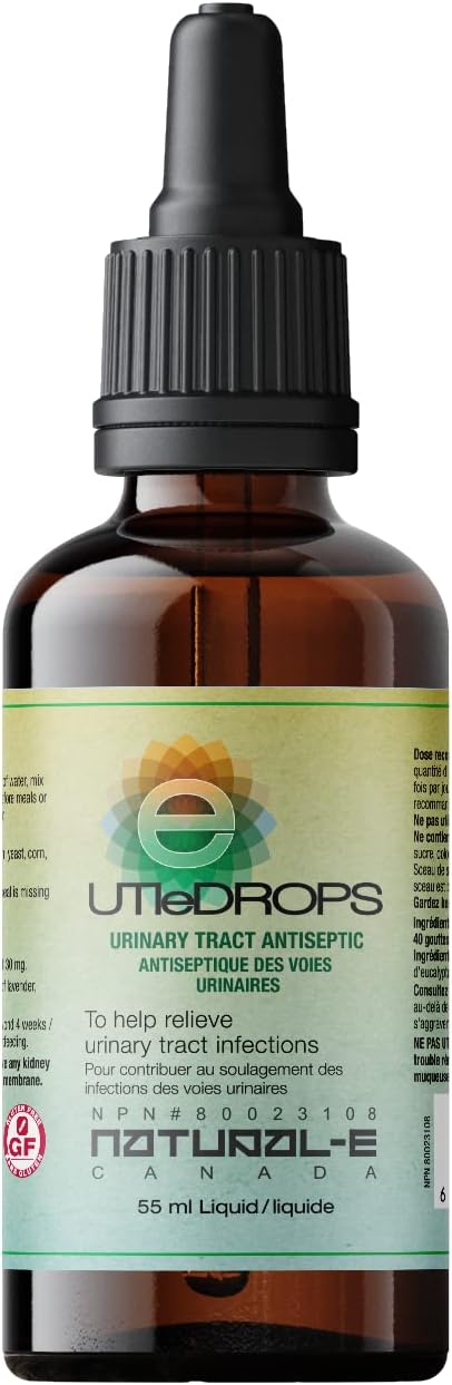 UTI E-Drops All Natural Treatment for Urinary Tract Infection. Quickly Eliminates Burning, Stinging & Discomfort of Bladder and Kidney Infection. Juniper Extract Highly Effective Against Bacteria.