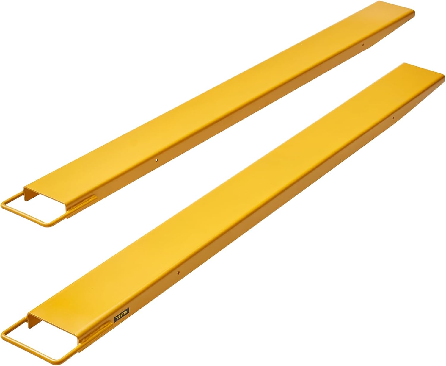 BestEquip Forklift Extensions, 72 inch Fork Extensions 4.5 inch Width, Heavy Duty Steel Pallet Fork Extensions, 1 Pair Forklift Extensions for Forklift Lift Truck Forklift Loaders