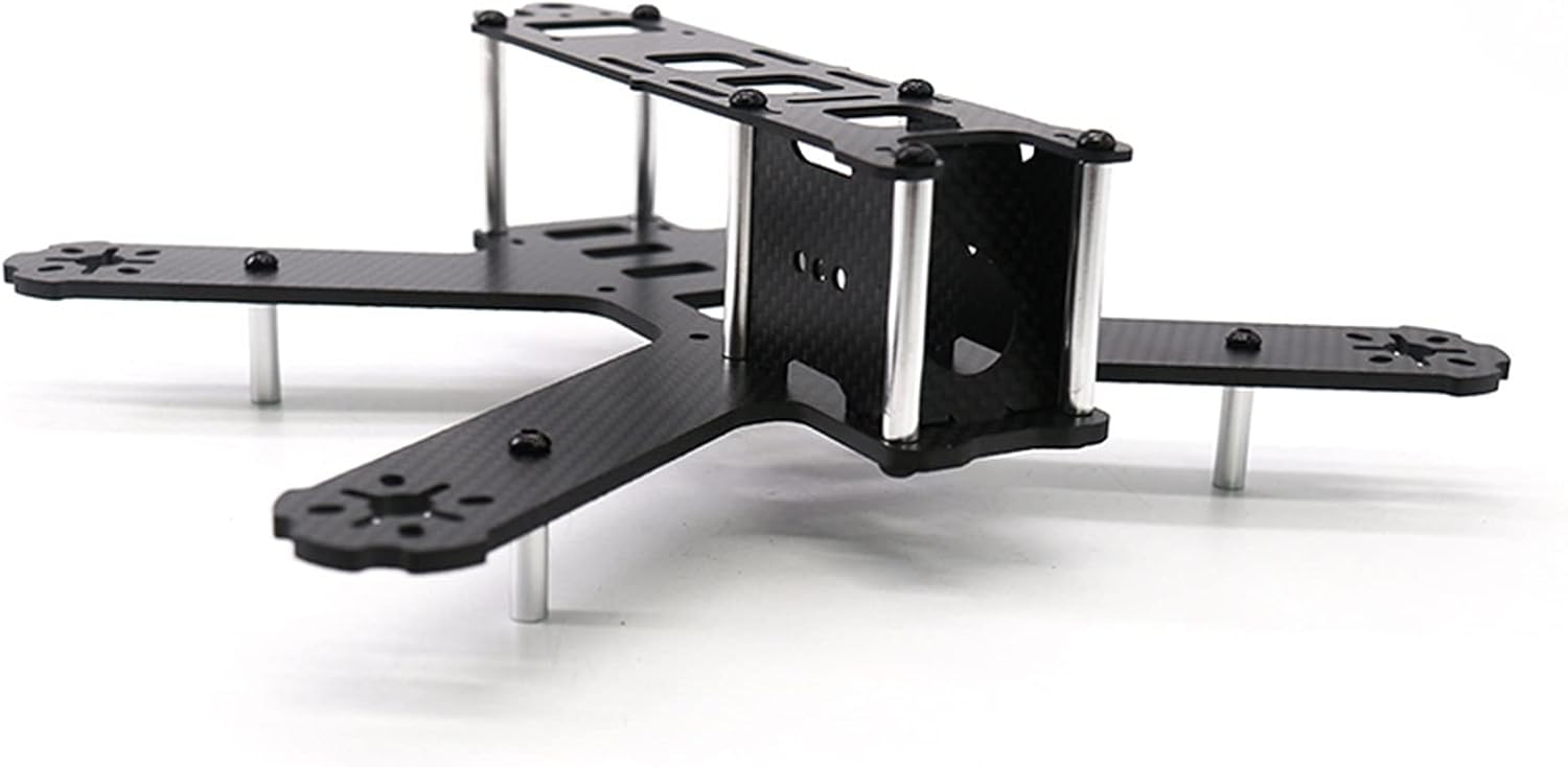 VLIZO for TCMMRC 5 Inch Drone Frame LS-210 Wheelbase 210mm Bottom Fuselage in One Drone Rack 3mm Carbon Fiber Arm for FPV Racing Drone Quadcopter Rack Accessories Parts (Color : Frame Kit)