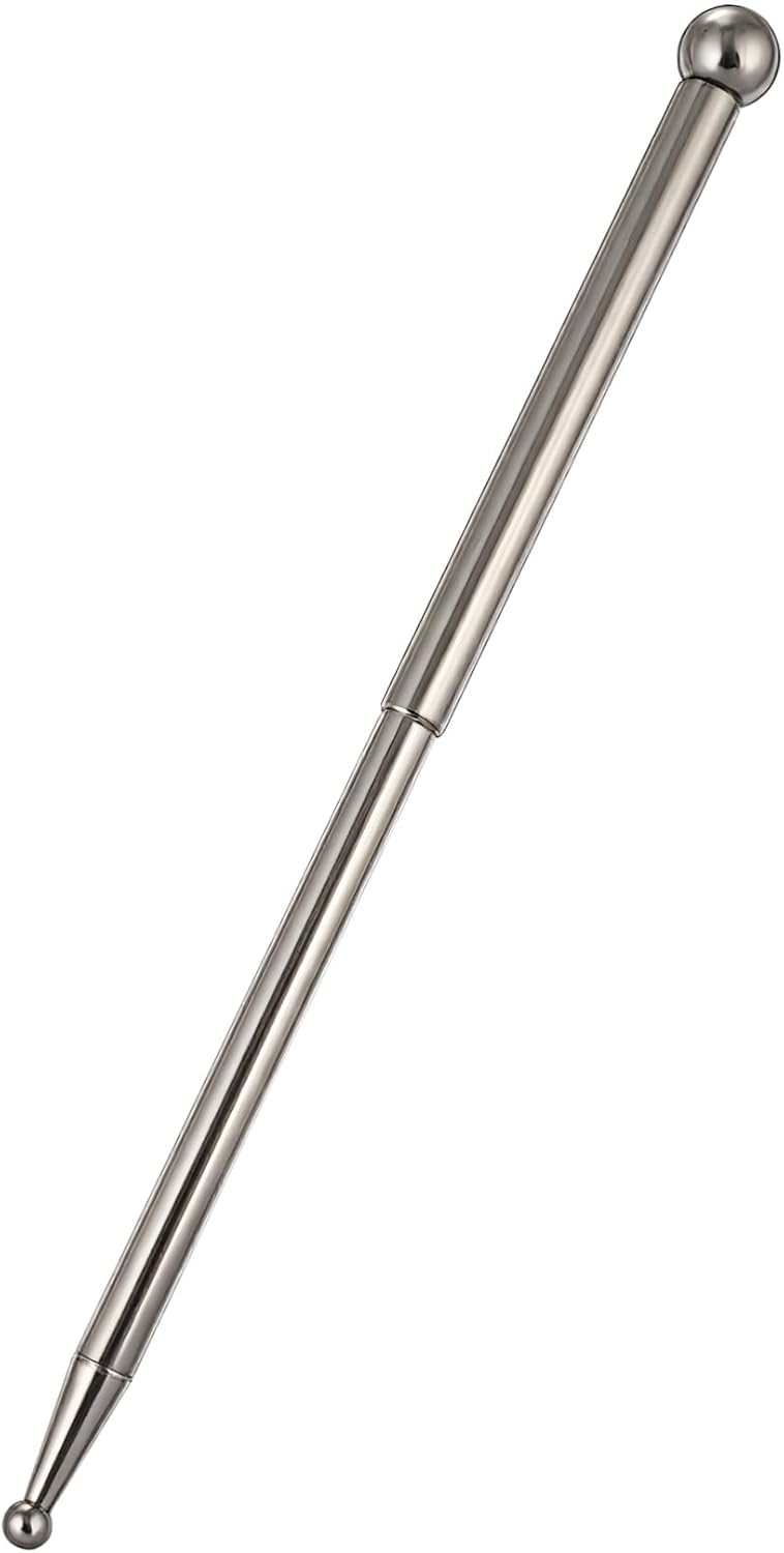 Ipetboom Stainless Steel Facial Acupoint Massage Stick Practical Face Massaging Tool for and Skin Portable and Easy to Use Massage Shops