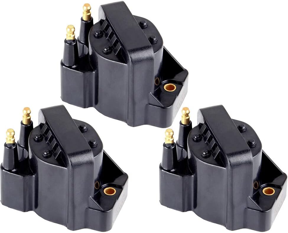 ECCPP 3 Pcs Ignition Coils Pack Compatible with Buick/Cadillac/Chevy/GMC/Isuzu/Oldsmobile/Pontiac 1986-2009 Replacement for C1316 D545 for Travel, Transportation and Repair