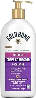 Gold Bond Age Renew Crepe Corrector Body Lotion, Replenishing & Smoothing Formula, 14 oz.