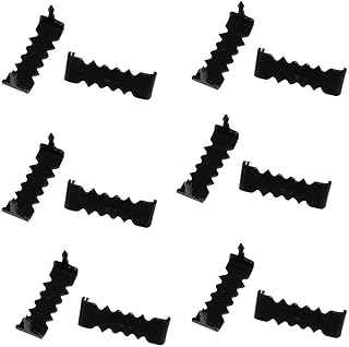 Small 1" No Nail Sawtooth Picture Hangers - Black Oxide 100-Pack