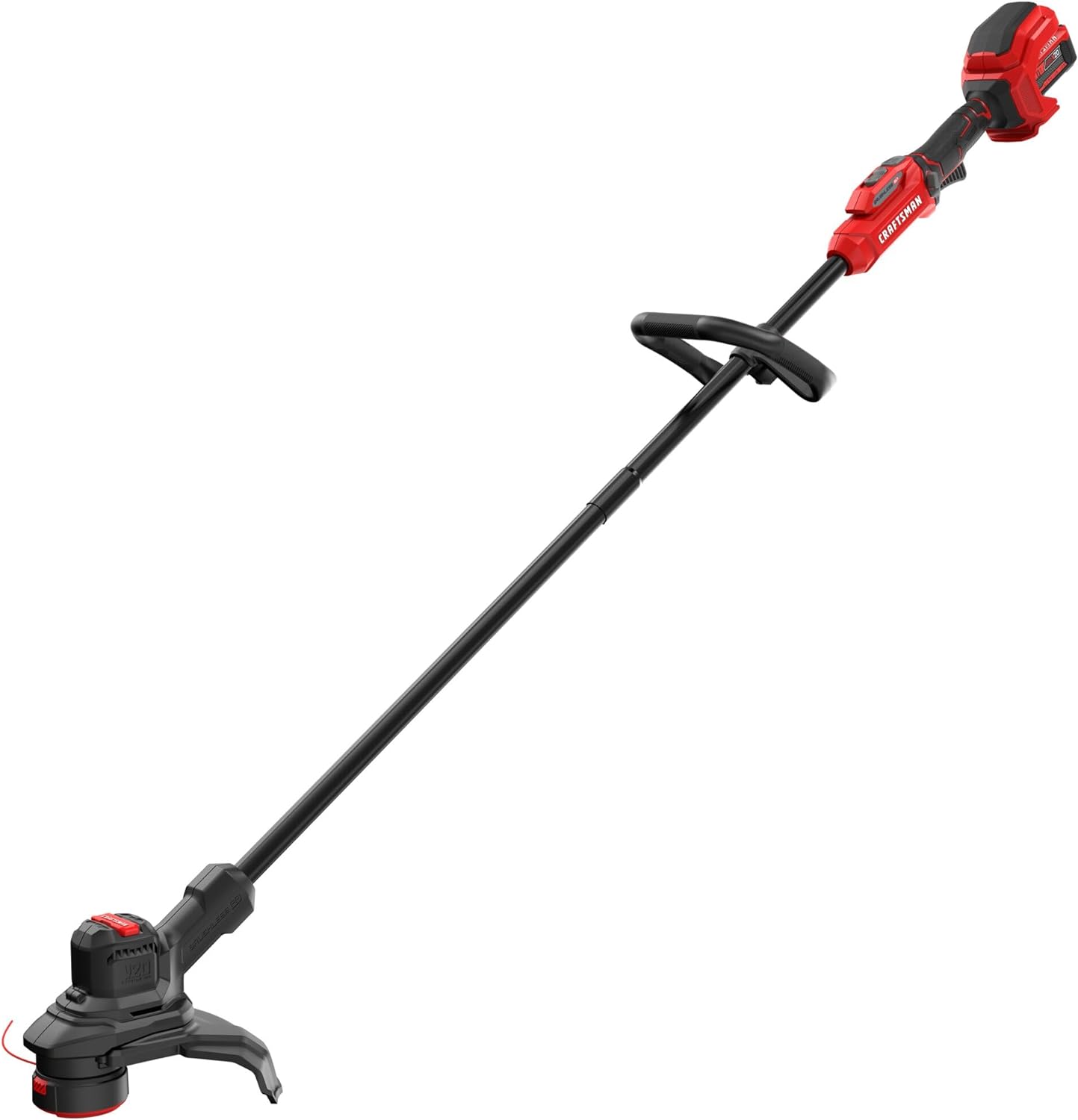 CRAFTSMAN V20 RP Cordless String Trimmer, Brushless, 5.0Ah Battery & Charger Included (CMCST930P1)