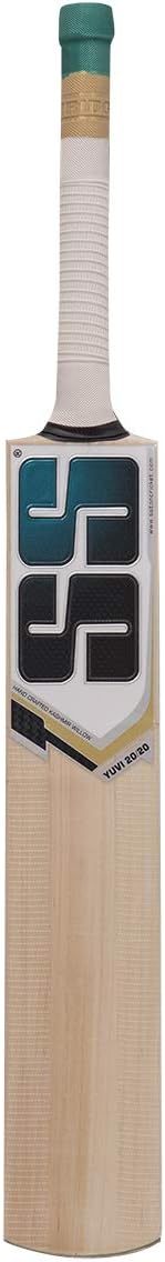 SS Kashmir Willow Leather Ball Cricket Bat, Exclusive Cricket Bat for Adult Full Size with Full Protection Cover (Super Power, Cannon, Impact) by Yogi Sports …