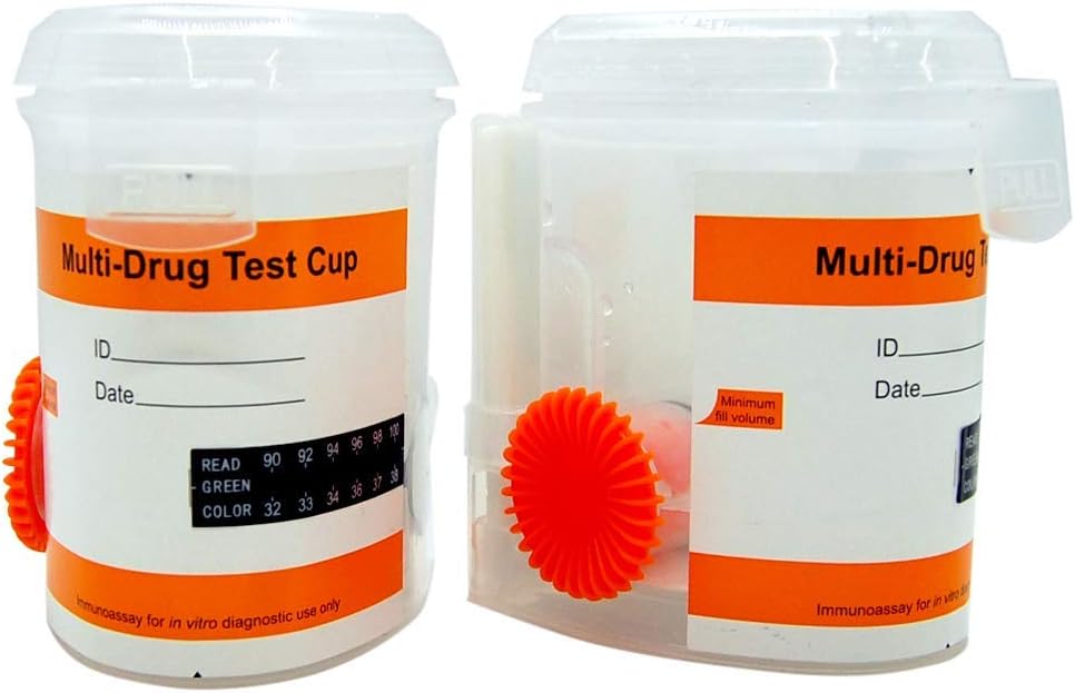 UKDrugTesting E-Z 10 Drugs of Abuse Urine Drug Test Cup: 10 Drug Integrated Drug Test Cup