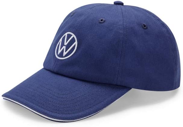 Volkswagen 000084300AT530 Baseball Cap Blue with VW Logo