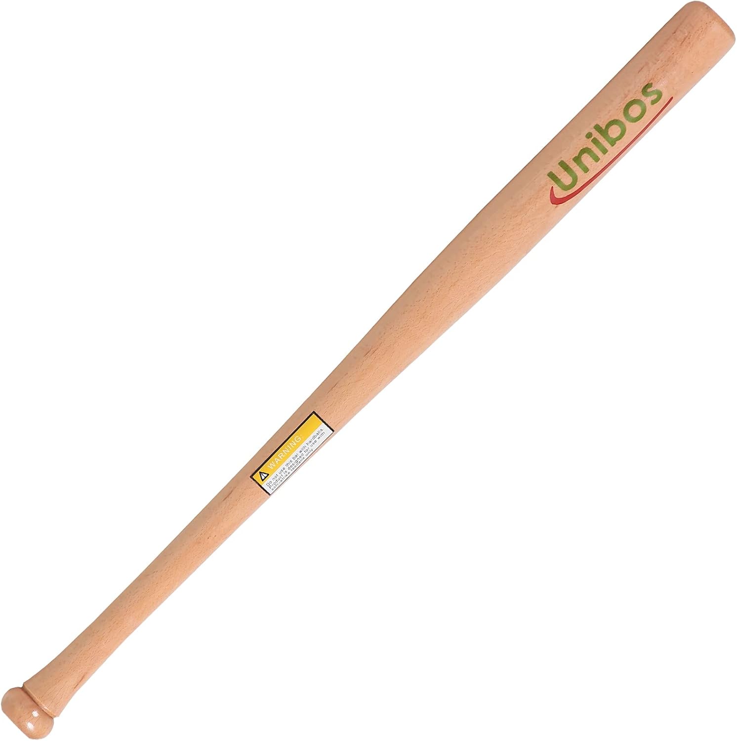 Unibos 28 inch Wooden/Aluminium Baseball Bat Adult Kids Baseball Bat Stick Anti-Slip Long Lightweight for Training and Practise or Self & Home Defence