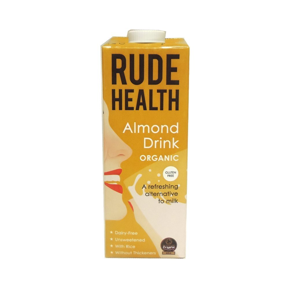 Rude Health UHT Organic Almond Drink - Unsweetened (1L)