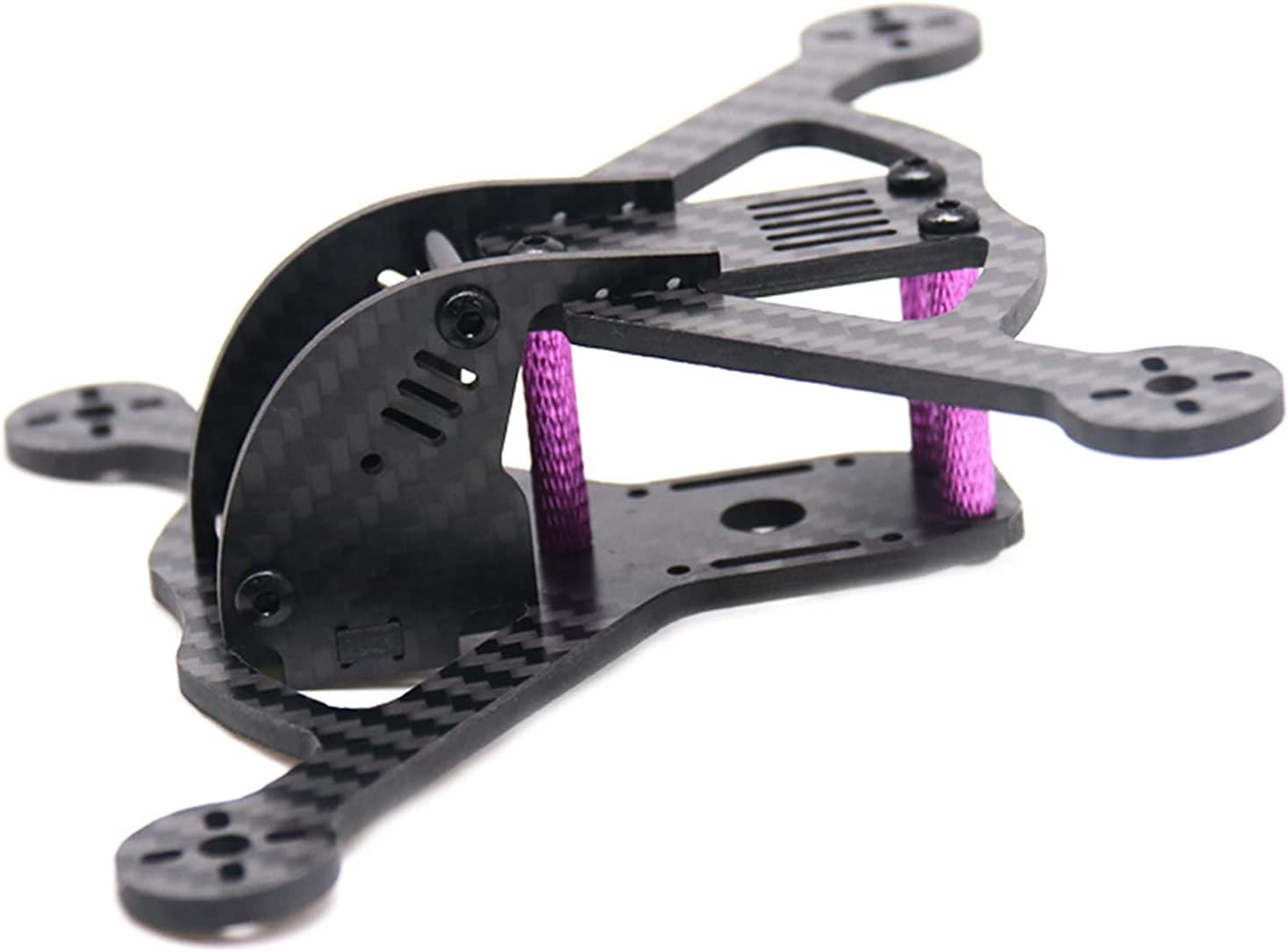 VLIZO for TCMMRC Pob135 135mm Wheelbase Frame Kit 3 Inch Carbon Fiber Drone Rack for FPV Racing Drone Quadcopter Rack Accessories Parts (Color : Frame Kit)