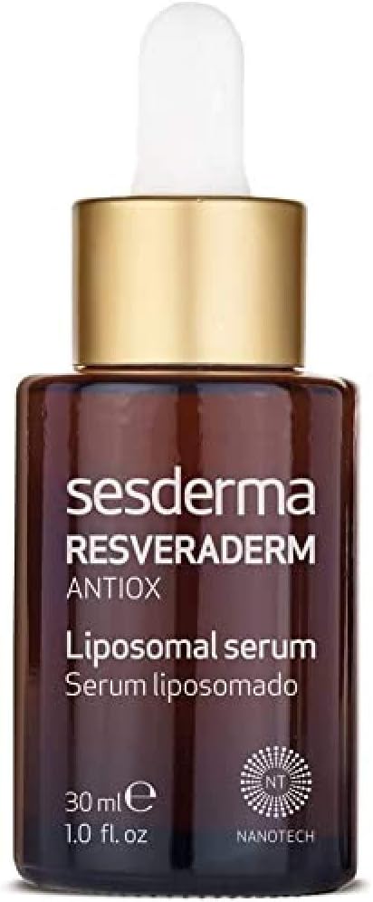 Sesderma | RESVERADERM Liposomal Serum | Antioxidand Serum | Anti-Wrinkle | Luminousity Booster | Skin Plumping | Anti-Ageing Serum | Skin Repair | Resveratrol | Hyalouronic Serum | 30 ml