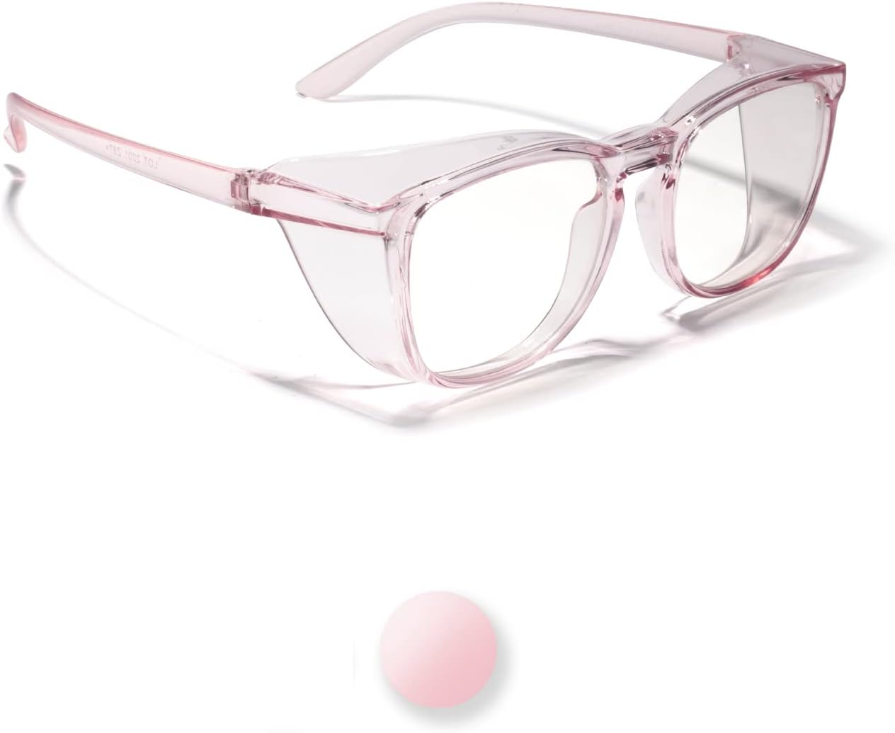 LianSan Oversize Anti-Fog Safety Glasses for Nurses, Z87.1 Certified Goggles for Women, Square UV Protection